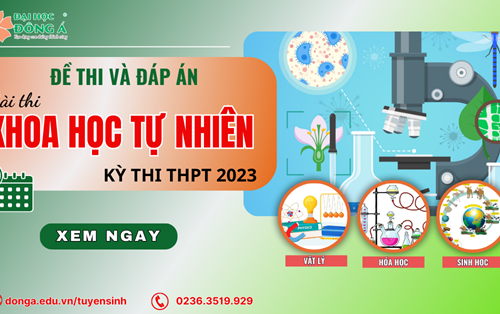 Đề thi và đáp án Kỳ thi TN THPT 2023 - Bài thi Khoa học Tự nhiên